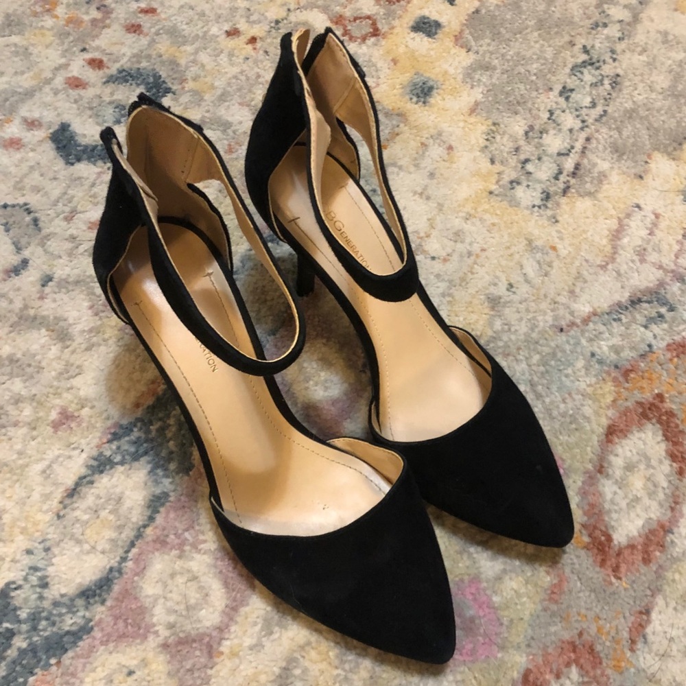 BCBG Malabo Ankle Strap Heels